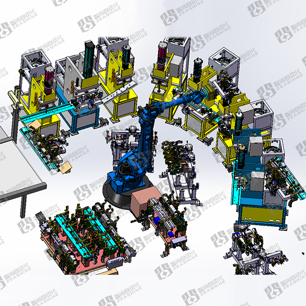 蔚來(lái)ES6汽車(chē)底盤(pán)部件壓鉚、拉鉚工作站