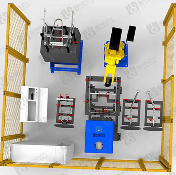 雙工位轉運椅焊接工作站
